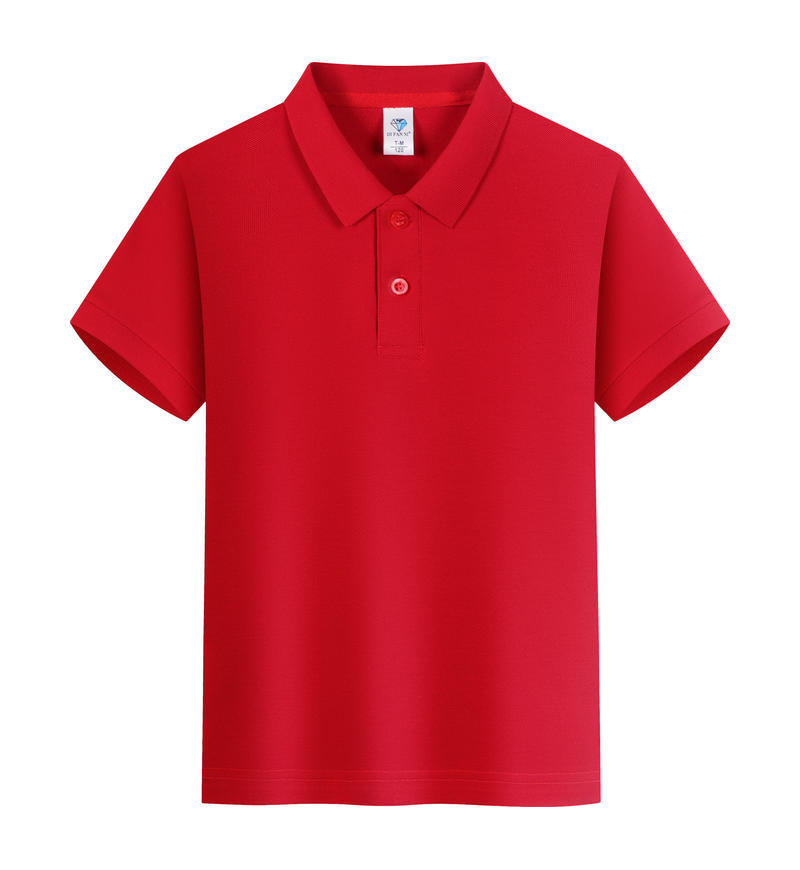Trajes de trabajo de maestros de estudiantes personalizados con solapa para niños polo camiseta teñida cuello de manga corta ropa de clase impresa personalizada