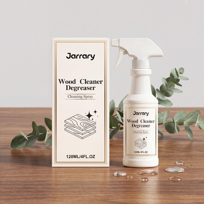 Jarrary Wood Cleaning and Degreasing Spray for Wooden Furniture Surfaces - Dust Removal, Descaling, Oil Removal, Cleaning, and Brightening Care Jarrary Wood Cleaning and Degreasing Spray for Wooden Furniture Surfaces - Dust Removal, Descaling, Oil Removal, Cleaning, and Brightening Care