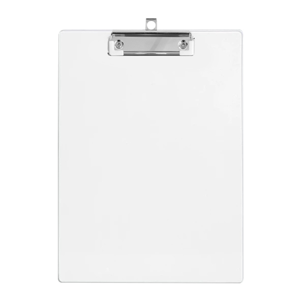 A4 tablero de plástico clip Archivo de oficina férula A5 estudiante nota tablero de escritura clip A6 tablero de firma A7 almohadilla vertical