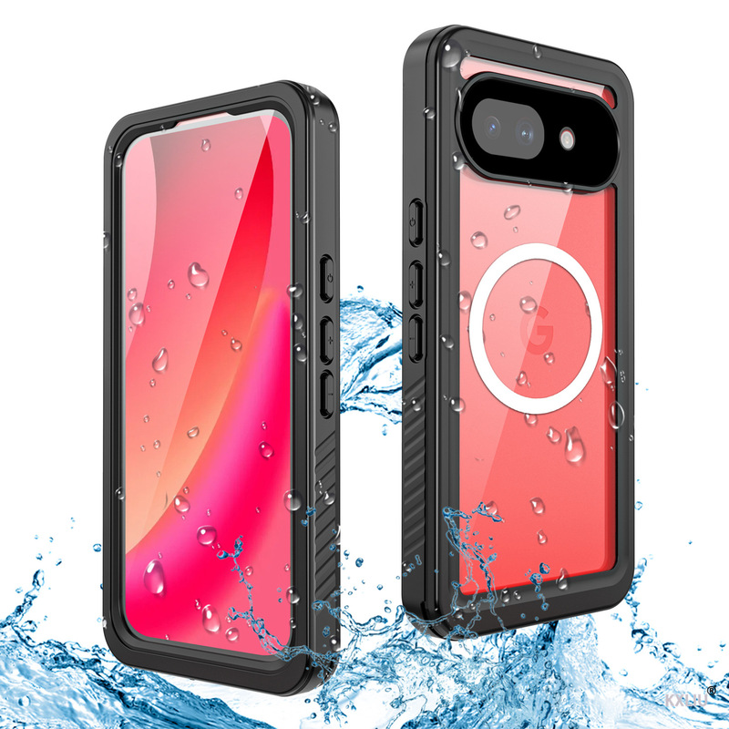 Suitable for Google Pixel 10Pro waterproof magnetic phone case, full protection, anti-drop, transparent outdoor adventure protective cover
