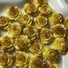 新款金粉玫瑰卡18高品质细闪手机壳发卡相框用日系次元批发现货