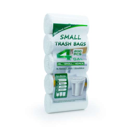 Cross-border biodegradable waste bags for home kitchens, thick medium-sized flat mouth puncture-resistant disposable cleaning bags
