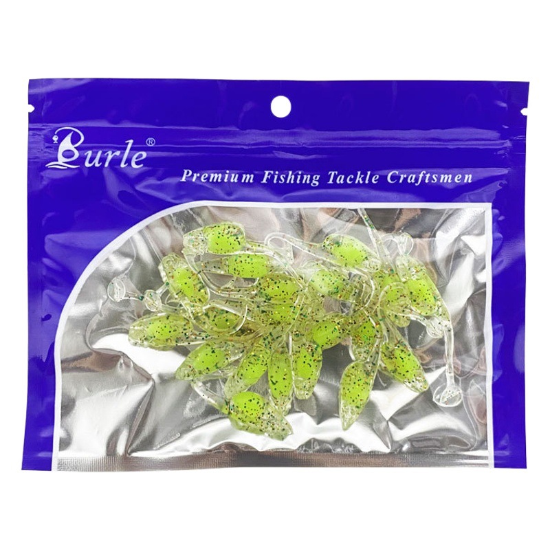 Venta al por mayor Mini luya cebo flotante TPE raíz pesca miniatura sándwich cebo suave gusano suave cebo falso biónico Pesca de Mar de agua dulce
