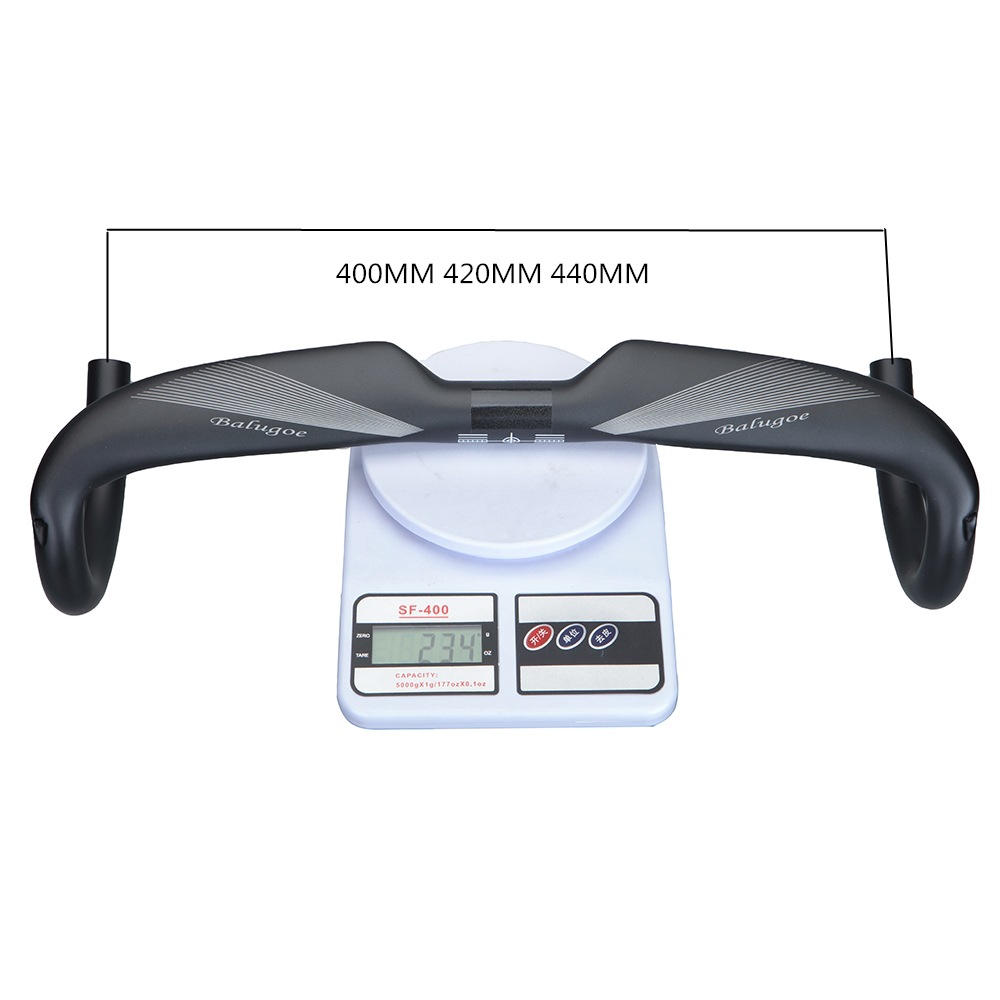 Balugoe fibra de carbono completa bicicleta de carretera bicicleta mango curvo viento roto mango coche deportivo Ud enrutamiento interior