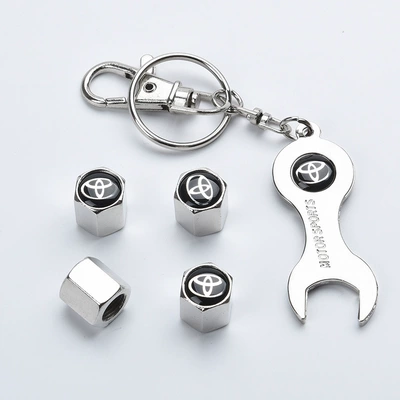 core valve cap modification, Other Automotive Exterior Supplies - toyota-silver-wrench-4-pack
