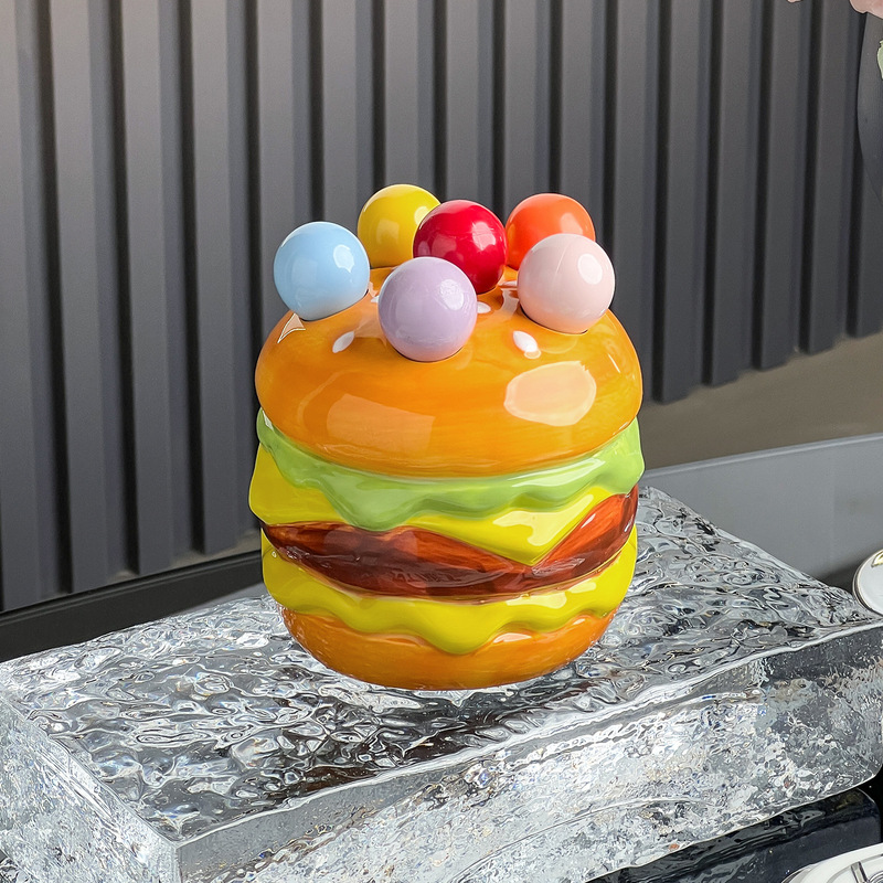 ドーパミンのハンバーガーの果物のフォークセットの軽い豪華なステンレスの小さいフォークの果物の署名の果物はデザートのフォークの収納缶を挿し込みます。|undefined