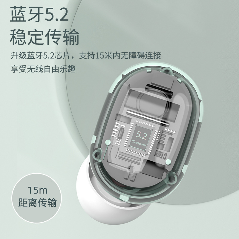 E6S马卡龙无线蓝牙耳机TWS无线5.0蓝牙耳机数显运动耳机|undefined
