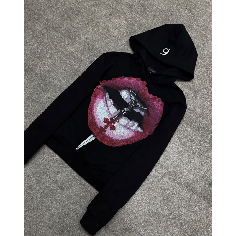 Men's Clothing Street Fashion Y2k Europe And The United States Wholesale Personalized Printing Loose Sweater Long Sleeved Pullover Hoodie_viptrois.com