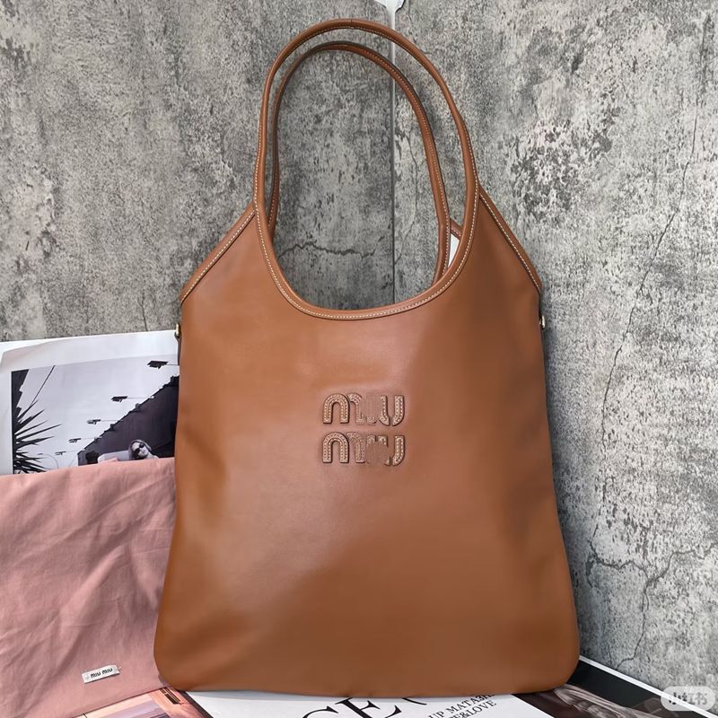 Miu New Canvas Commuter Retro Bag Fashionable Large-Capacity Underarm Tote Casual Versatile Shoulder Bag for Women
