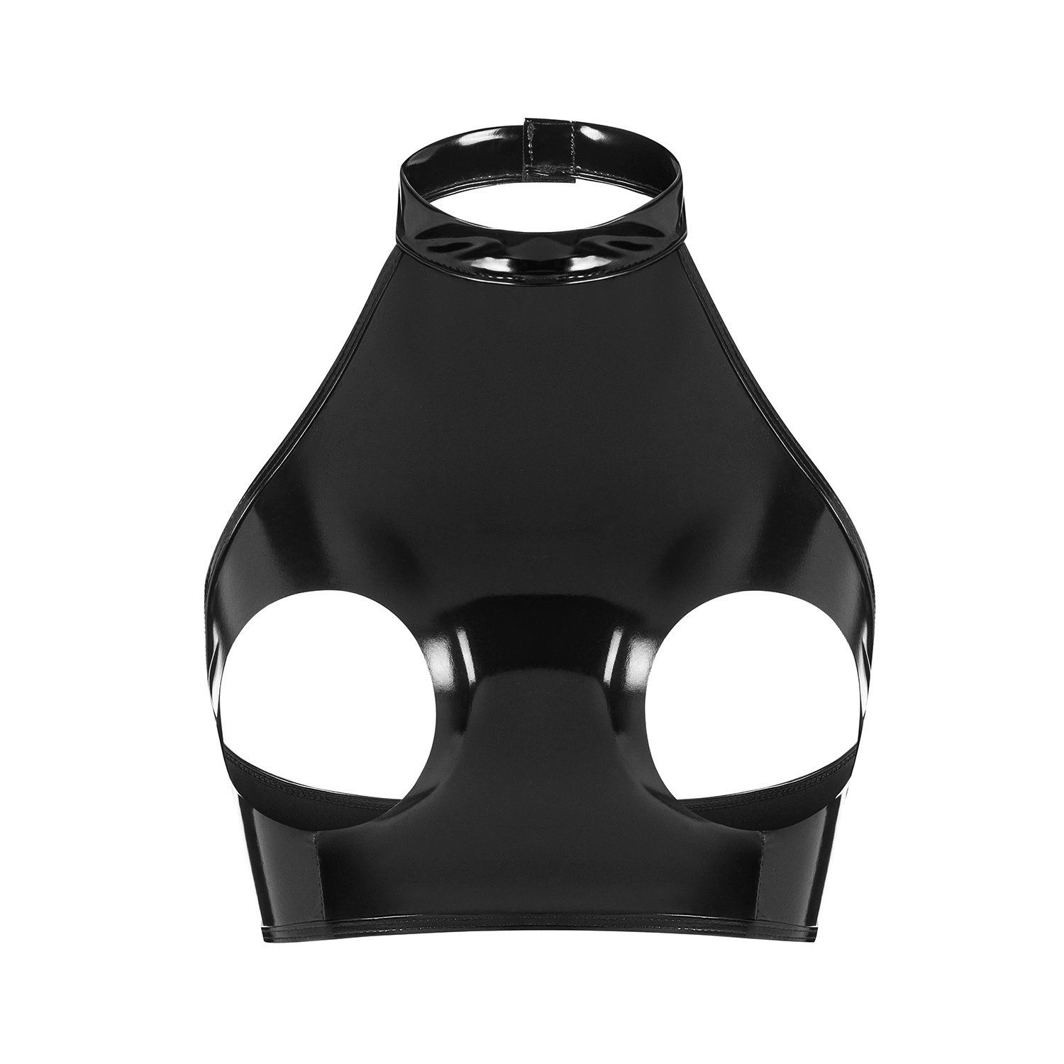 Трансграничные продукты Европейский и американский сексуальный бюстгальтер из лакированной кожи из ПВХ Highlight, бюстгальтер без запаха, точный размер
