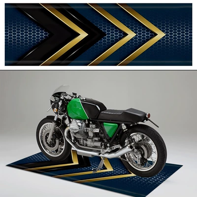 Protection Pad in stock, Avtomobil döşəmə paspasları - 0325-motorcycle-floor-mat-5-40120cm-skin-friendly-crystal-velvet