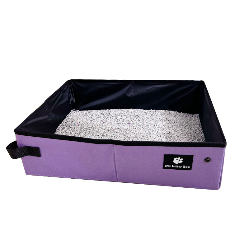 보라색 고양이 배변 상자 [공장 직매]