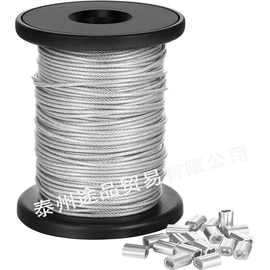 乙烯基涂层图片悬挂线 1.5毫米不锈钢线轴图片相框艺术品串灯悬挂