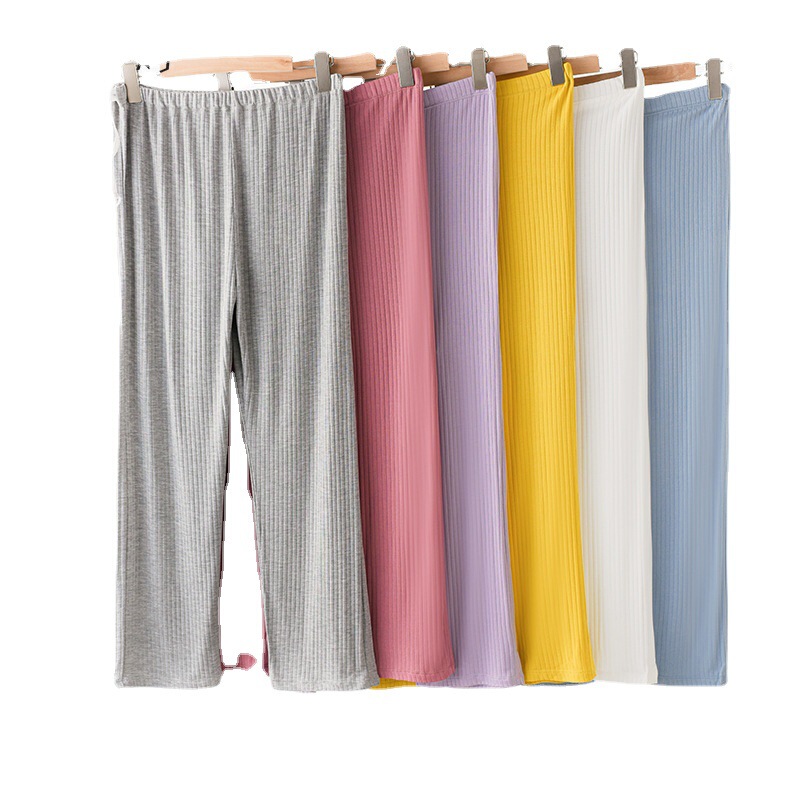 Pregnant Women's Autumn Trousers During the Third Trimester of Pregnancy Mid-Trimester Line Pants Inside Pajama Pants Thickened Pants Modal Non-Pure Cotton Spring and Autumn Pregnant Women's Autumn Trousers During the Third Trimester of Pregnancy Mid-Trimester Line Pants Inside Pajama Pants Thickened Pants Modal Non-Pure Cotton Spring and Autumn