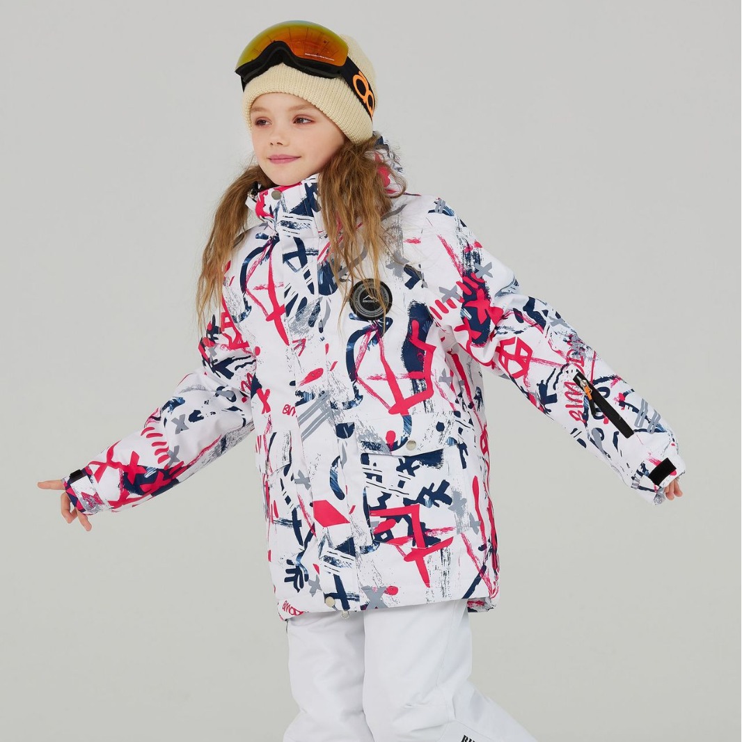 Kinderkleidung Skianzug-Set, Einzelbrett, Doppelbrett, dick, warm, Outdoor-Skifahren_voghion.com