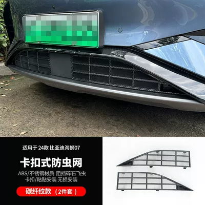 2024 Byd Hiace 07Ev Automobile anti-insect net - hiace-07ev-free-insect-proof-net-2-pieces-carbon-fiber-pattern