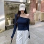 显瘦辣妹长袖小众t恤