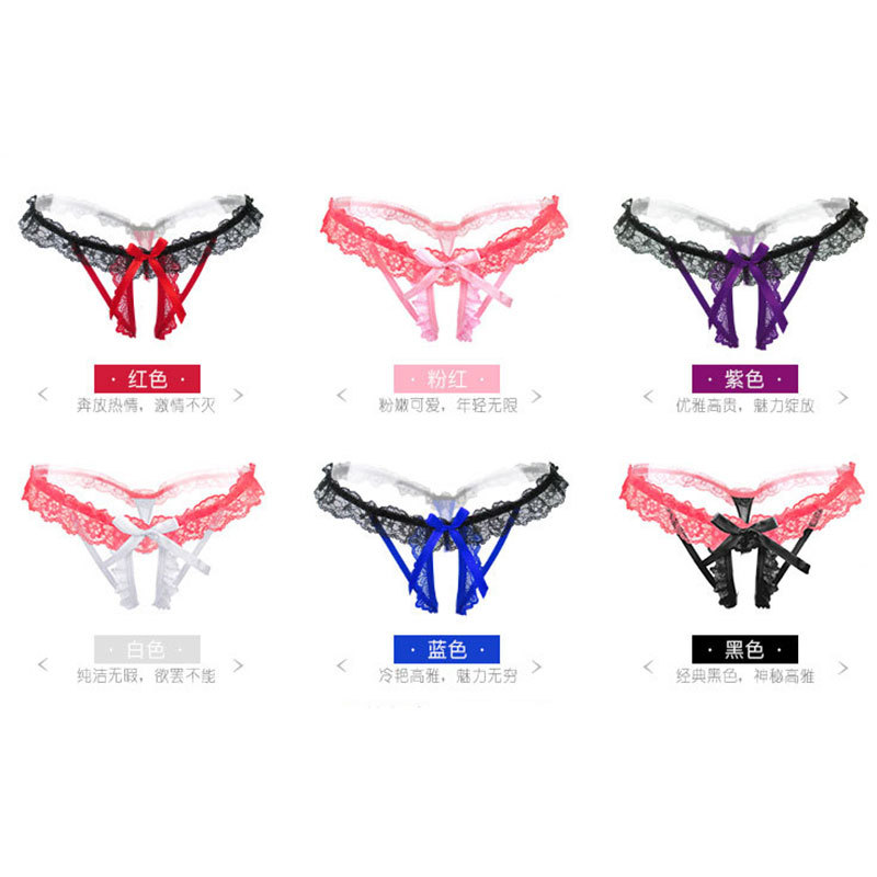 Ropa interior japonesa sexy de los hombres en forma de T encaje seductor transparente JJ conjunto sexy Pantalones de mujer falsos más ropa interior de color de tamaño