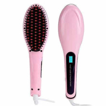 Liquid crystal models straight hair comb does not hurt hair