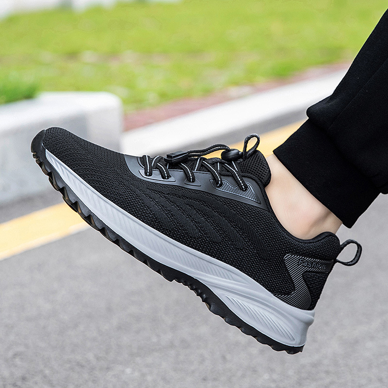 Productos genuinos pies zapatos viejos zapatos de mujer primavera mamá zapatos de papá cómodo de mediana edad y ancianos transpirable caminar zapatilla de deporte casual