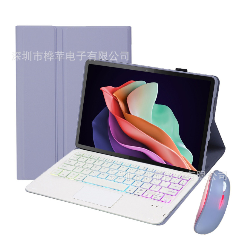 Lenovo Tab 10.1 2025タブレットワイヤレスbluetoothキーボードレザーカバーはLenovo 10.1ケースに適用されます|undefined