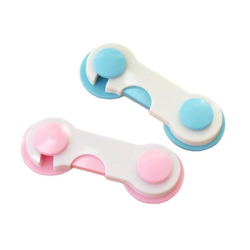 Manufacturer Direct Sales Baby Anti-Catch Safety Lock Cabinet Door Handle Child Anti-Unlocking Hook Cabinet Refrigerator Drawer Lock