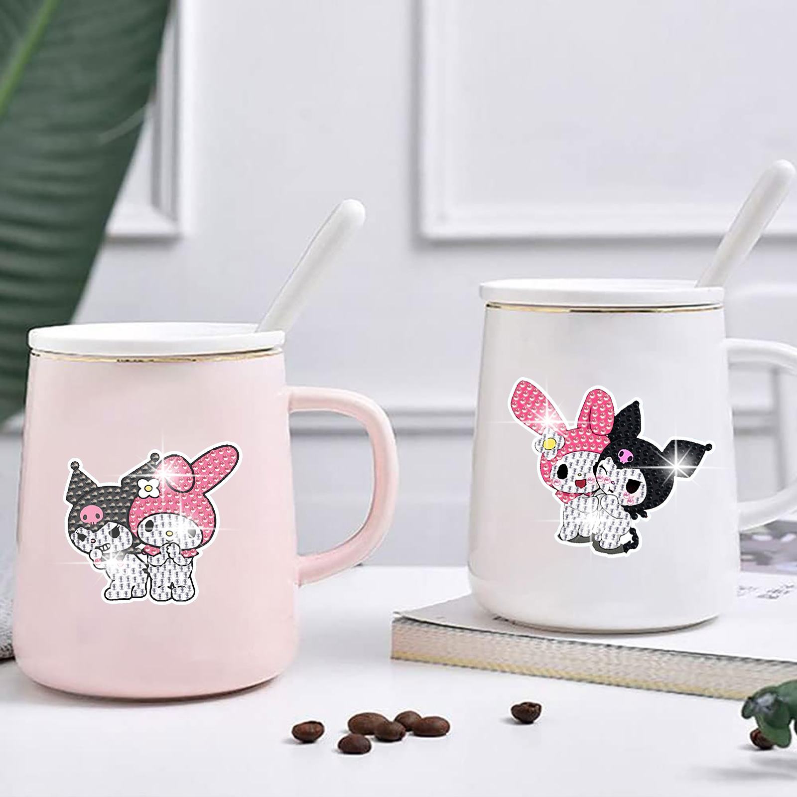 Kolomi 5D pegatinas de diamantes para niños DIY dibujo de dibujos animados pegatinas de dibujos animados al por mayor