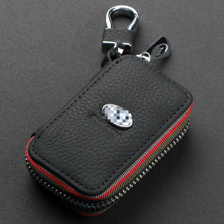 Factory direct car key bag fashion litchi pattern key bag car supplies key bag