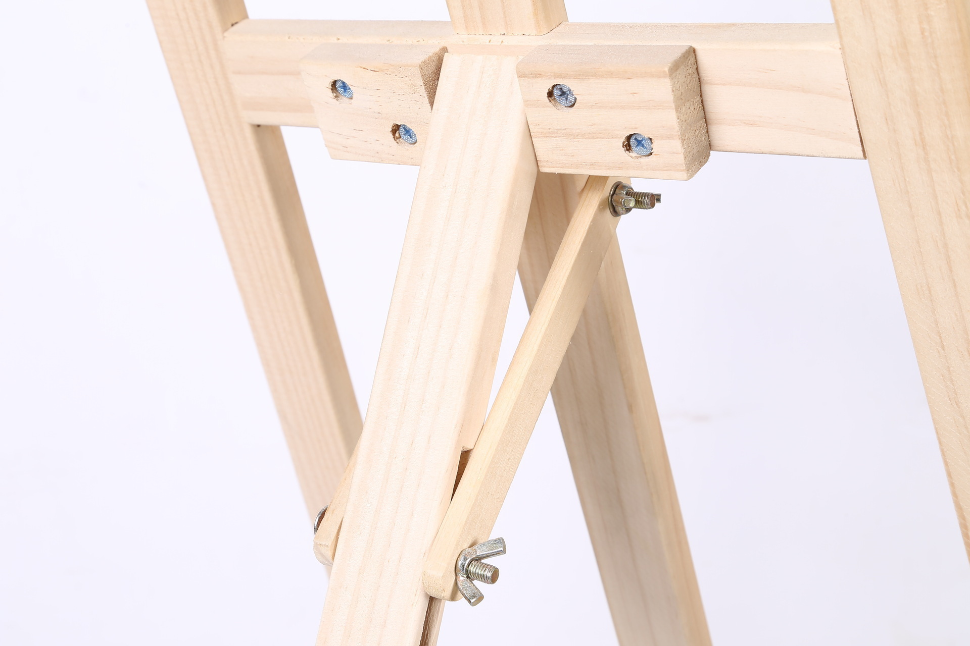 厂家实木画架美术生专用批发4k画板松木小素描油画架子木质展示架详情1