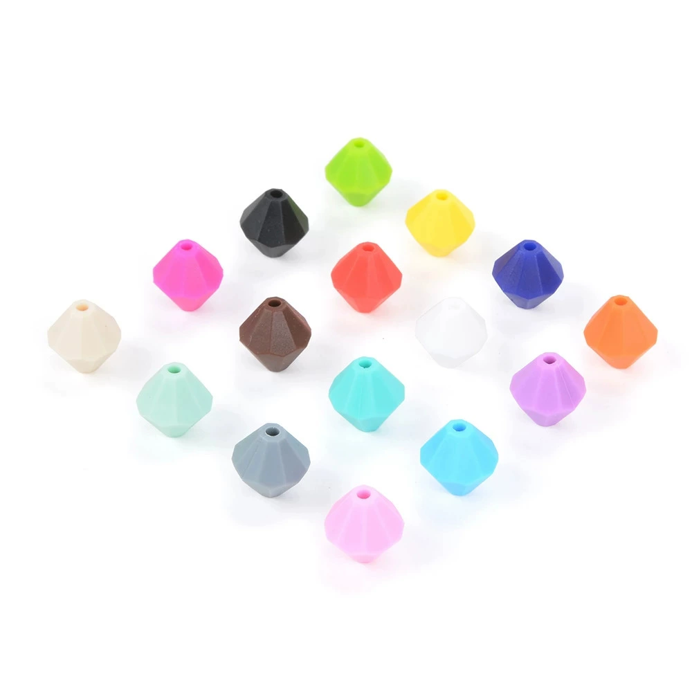 Silicone beads for mother and baby, diamond auxiliary accessories, Donald Duck, teething