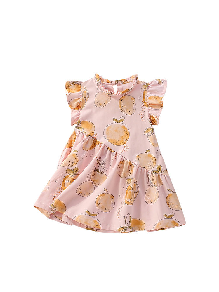 Vestido de princesa para niños malwee transfronterizo verano nuevo vestido lindo para niños europeos y americanos vestido de niña de estilo occidental