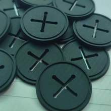 30MM耳机标耳机孔出线孔批发厂家供应PVC十字圆形耳机线孔商标