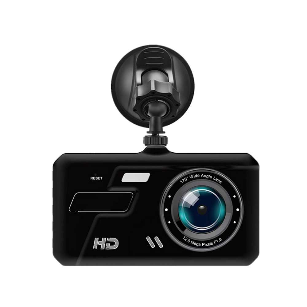 Cross-Border Bestseller Touchscreen Dual-Lens Dash Cam Hd 1080P Aluminum Alloy Front and Rear Dual Recording Car Camera