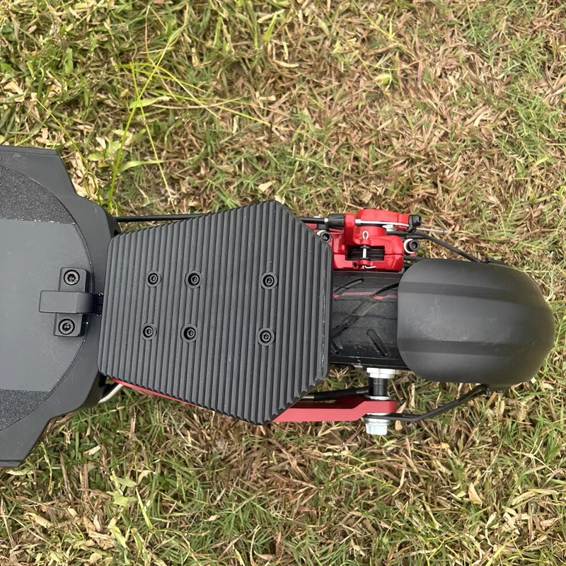 Runtu 10inch Dual-Drive Off-Road Electric Scooter Foldable Mobility Scooter for Adults and Youth Suitable for Commuting to Work