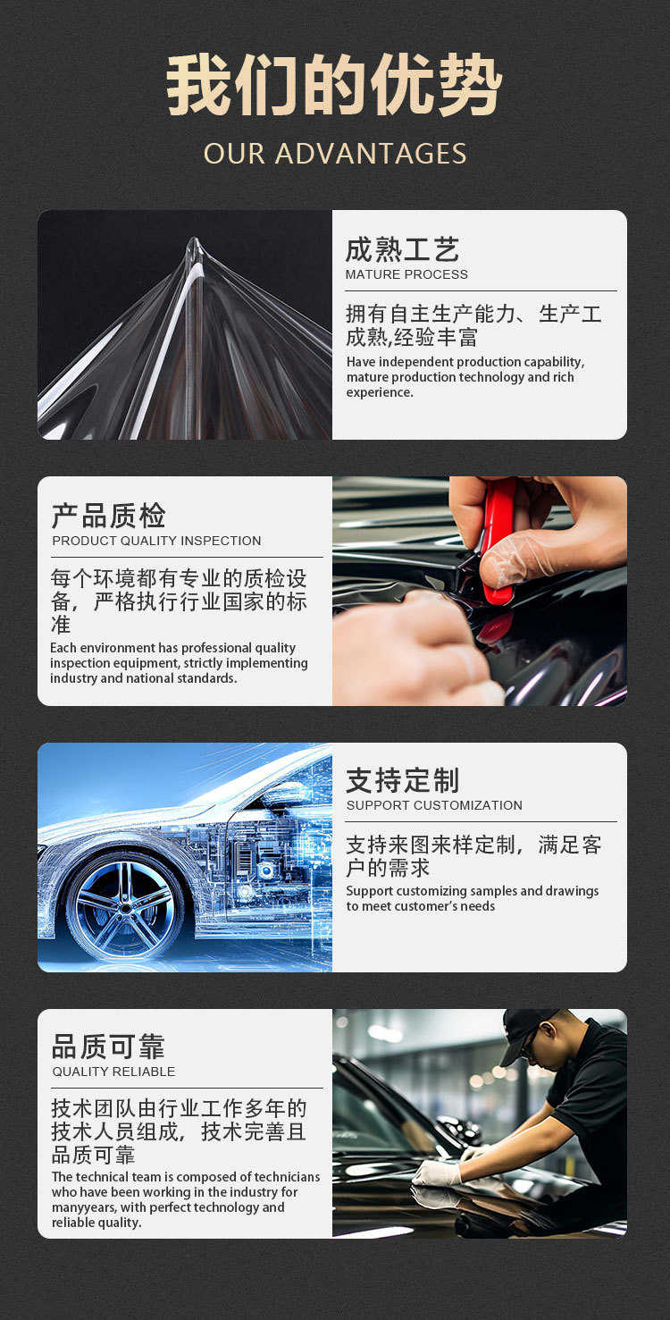 Exclusive to Turkey: Car PPF paint protection film, anti-yellowing, anti-scratch, self-healing, transparent, self-adhesive TPU protective film