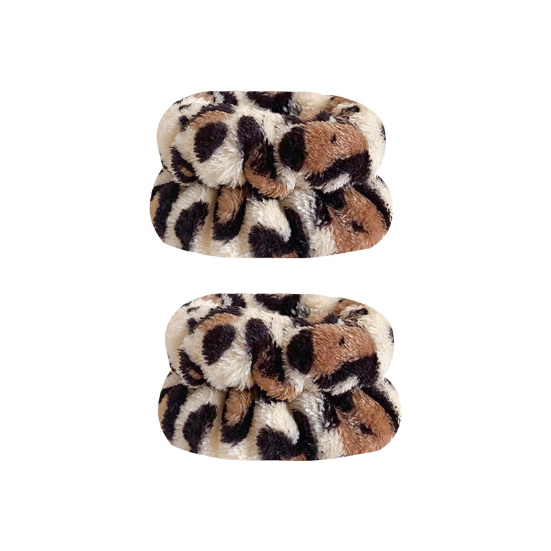 Patrón de tigre europeo y americano arco banda de pelo correa de muñeca traje de lavado de cara de las mujeres diadema estrellado cielo impreso diadema correa de muñeca absorbente