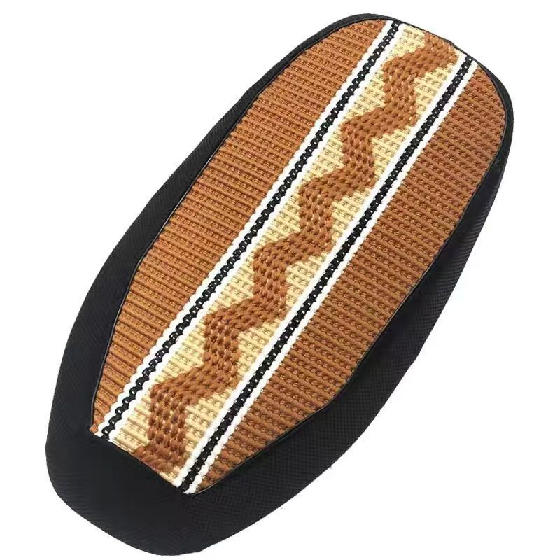 cubierta de asiento solar para automóvil eléctrico cubierta de asiento de motocicleta cubierta de asiento de hielo aislante de calor y ventilación cubierta de asiento de hielo aislante de verano