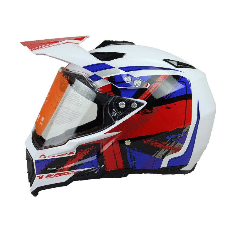 クロスボーダーはオフロードヘルメットのオートバイのヘルメットの道路のオフロードの四季の張力のヘルメットの全ヘルメットを代行します。