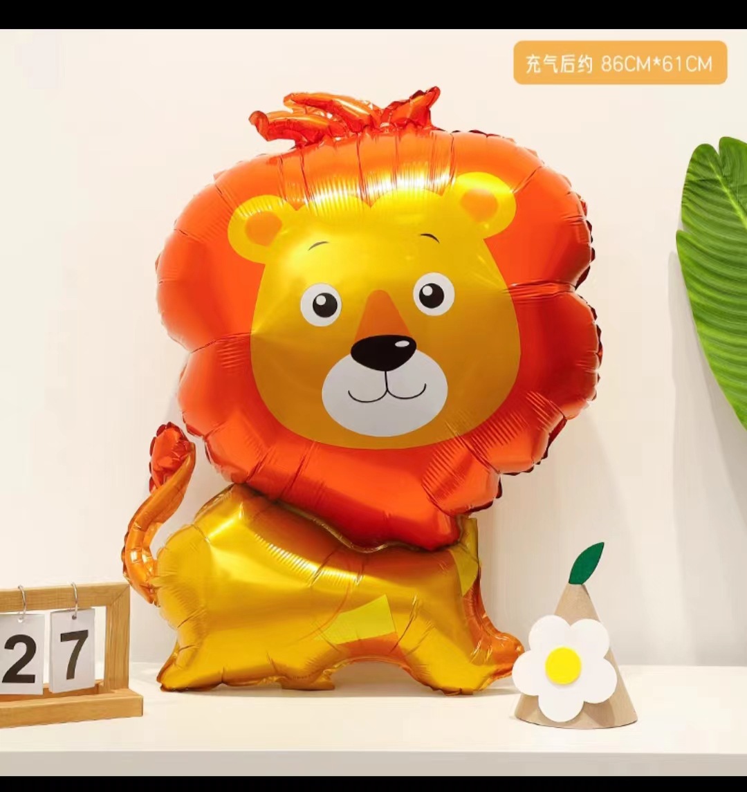 Decoración de cumpleaños para bebés con temática de regreso a clases, globos de animales de dibujos animados, diseño de fiesta infantil, sesión de fotos, jirafa, elefante