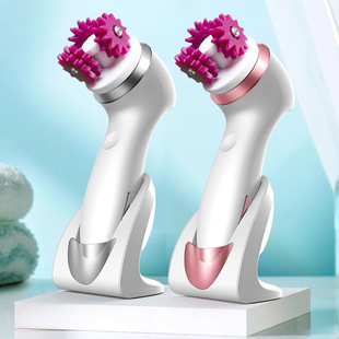 New Face Washing Brush Facial Cleaning Facial Cleansing Brush Pore Cleaner Three-In-One Waterproof Facial Cleansing Instrument Beauty Instrument