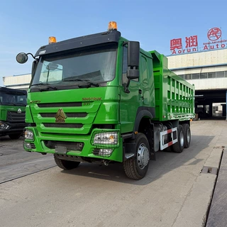 跨境重汽豪沃自卸车二手10轮渣土车厢货车右驾驶舱砂石料运输车