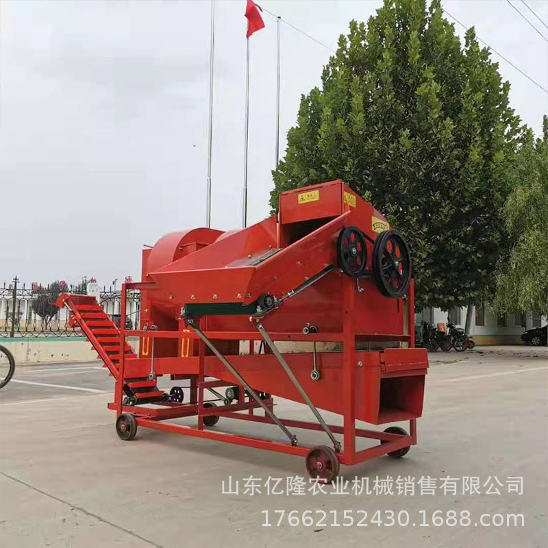 8000型摘花生机 新型花生脱秧机 干湿两用花生摘果机