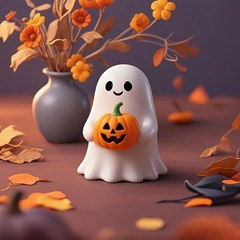 国境を越えた新しいハロウィーンカボチャゴーストホリデーパーティー装飾ホームデスクトップ彫像装飾品工芸品