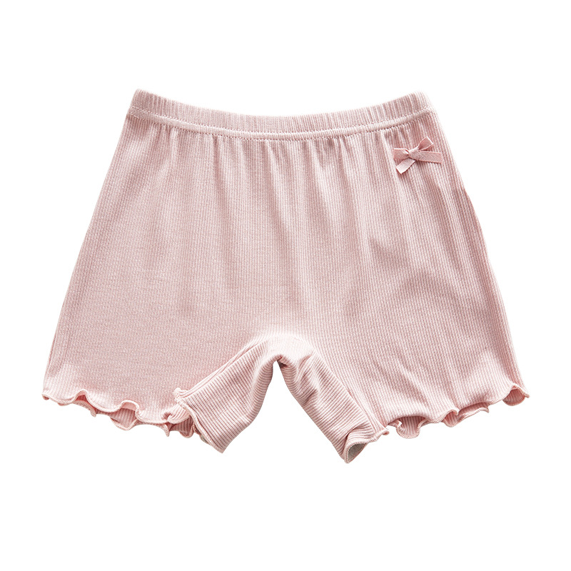 Pantalones de seguridad para niñas pantalones de tres puntos de algodón modal pantalones cortos de ropa interior para niños delgados de verano ropa para niños dulce grande ropa para niños