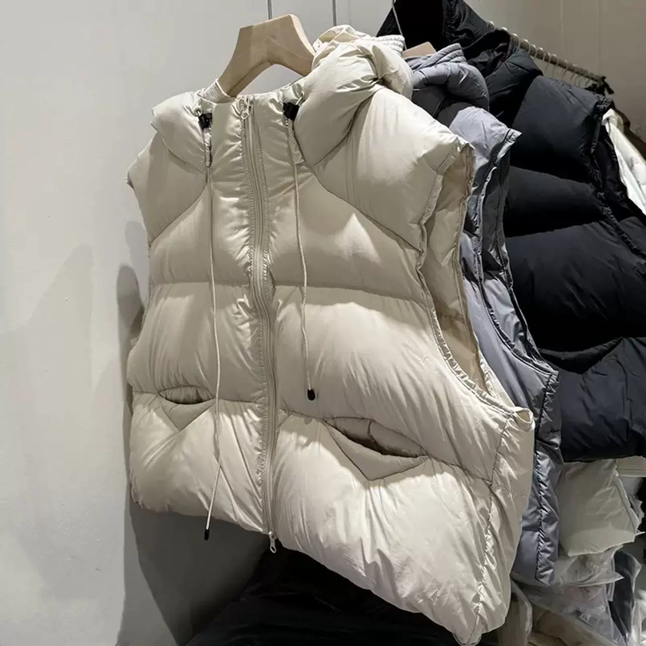 2025 европейский и американский осенний и зимний новый пуховый жилет