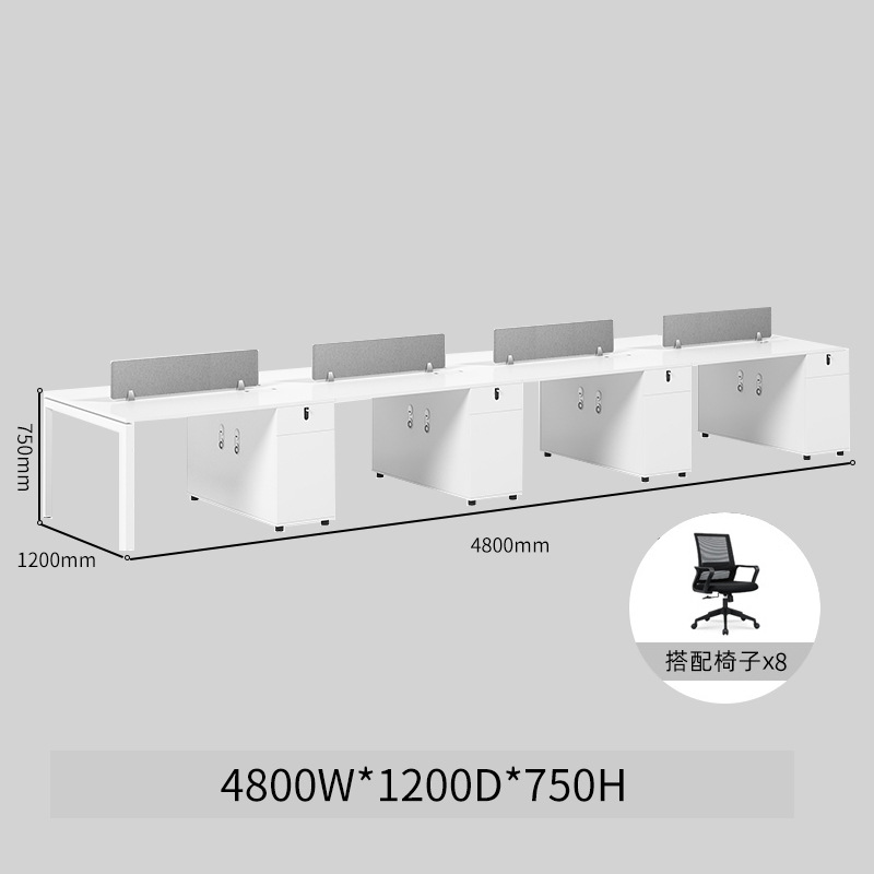 Escritorios y estaciones de trabajo – muebles de oficina modernos para 2/4/6 empleados