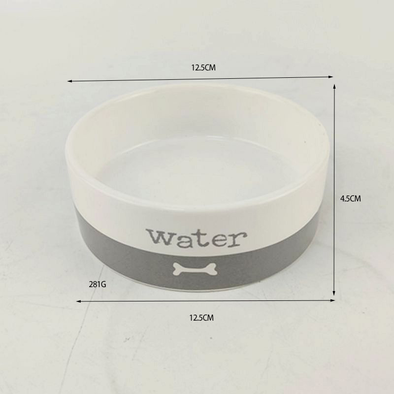 Seleccione estrictamente cuenco de cerámica para gatos, barbilla negra anti-derribecuento, cuenco de agua para bebidas, cuenco de comida para gatos, cuenco de comida para gatos, cuenco para perros