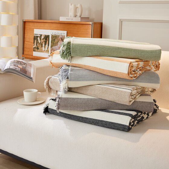 Cream style sofa cover cloth Four Seasons universal sofa cushion universal full cover armrest cover towel non-slip aviation blanket cover towel