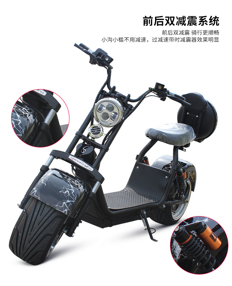 Eec Adult Mobility Scooter Two-Wheeled Motorcycle Electric Vehicle X5 Aluminum Alloy Wheel Battery Scooter