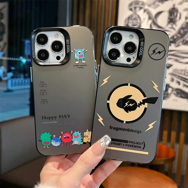 Applicable to Huawei NOVA11/12 silver phone case MATE60PRO cartoon text honor 100 drop-resistant case